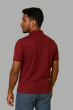 MAROON CREST REGULAR POLO