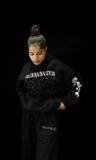 PLAY WITH SKULL OVERSIZED HOODIE